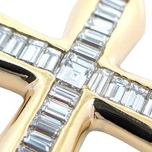 画像をギャラリービューアに読み込む, K18<br />ダイヤモンドクロスペンダント