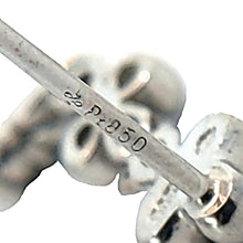 画像をギャラリービューアに読み込む, Pt850<br />ダイヤモンドデザインピアス