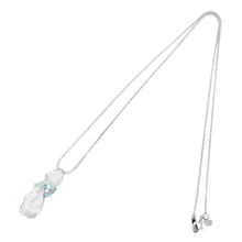 画像をギャラリービューアに読み込む, K18WG<br />ウォーターオパール×トルマリン×ダイヤモンド ネックレス