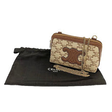画像をギャラリービューアに読み込む, CELINE<br >チェーン付きクラッチ キュイル トリオンフ