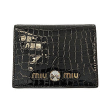 画像をギャラリービューアに読み込む, MIUMIU<br >二つ折り財布