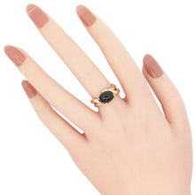 画像をギャラリービューアに読み込む, K18<br />グリーントルマリンリング