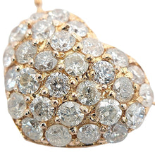 画像をギャラリービューアに読み込む, K18<br />ダイヤモンドパヴェハートネックレス