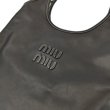 画像をギャラリービューアに読み込む, MIUMIU<br >アイビー レザー トートバッグ