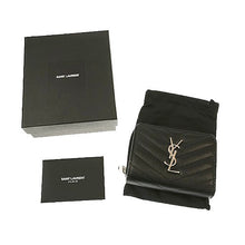画像をギャラリービューアに読み込む, SAINT LAURENT<br >モノグラム コンパクト ジップアラウンド ウォレット