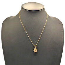 画像をギャラリービューアに読み込む, K18<br />ゴールデンパール×ダイヤモンド クロスネックレス