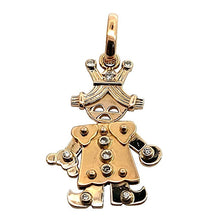 画像をギャラリービューアに読み込む, K18<br />ダイヤモンドクイーンペンダント