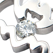 画像をギャラリービューアに読み込む, K18WG<br />ダイヤモンドバットネックレス