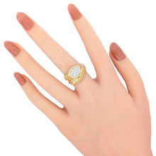 画像をギャラリービューアに読み込む, K18/Pt900<br />ダイヤモンドリング