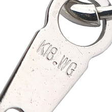 画像をギャラリービューアに読み込む, K18WG<br />クンツァイト×ダイヤモンド フラワーシルエットネックレス