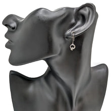 画像をギャラリービューアに読み込む, K18WG/K14WG<br />ダイヤモンドサークルピアス