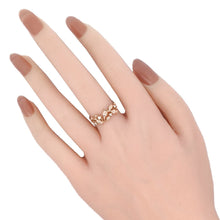 画像をギャラリービューアに読み込む, K18<br />ダイヤモンドリリーモチーフリング