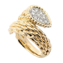 画像をギャラリービューアに読み込む, K18/Pt900<br />ダイヤモンドリング