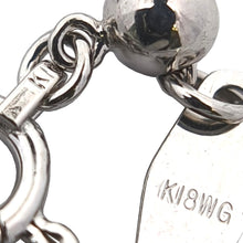 画像をギャラリービューアに読み込む, K18WG<br />ダイヤモンドクロスネックレス