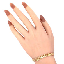 画像をギャラリービューアに読み込む, K18<br />チェーンブレスレット