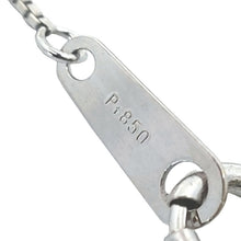 画像をギャラリービューアに読み込む, Pt850<br />ダイヤモンドクロスネックレス