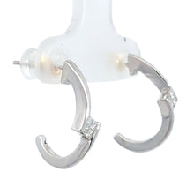 画像をギャラリービューアに読み込む, K18WG<br />ダイヤモンドピアス