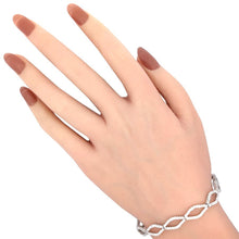 画像をギャラリービューアに読み込む, K18<br />ダイヤモンドチェーンモチーフブレスレット