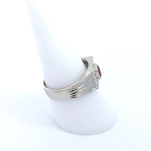 画像をギャラリービューアに読み込む, Pt900<br />ルビー×ダイヤモンド リング