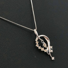 画像をギャラリービューアに読み込む, K18WG<br />ダイヤモンドネックレス