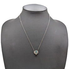 画像をギャラリービューアに読み込む, Pt900/K18WG<br />オパール×ダイヤモンド ネックレス