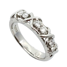 画像をギャラリービューアに読み込む, Pt900<br />ダイヤモンドリング
