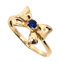 画像をギャラリービューアに読み込む, K18<br />サファイアリボンリング