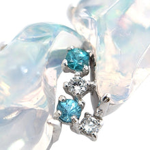 画像をギャラリービューアに読み込む, K18WG<br />ウォーターオパール×トルマリン×ダイヤモンド ネックレス