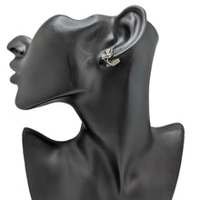 画像をギャラリービューアに読み込む, K18WG<br />ダイヤモンドクローバーピアス