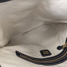 画像をギャラリービューアに読み込む, MIUMIU<br >アイビー レザー トートバッグ