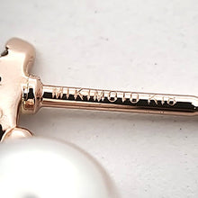 画像をギャラリービューアに読み込む, MIKIMOTO<br />ダイヤモンド×パール ピアス