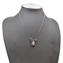 画像をギャラリービューアに読み込む, K18WG<br />ダイヤモンド×サファイア×ルビー ラビットネックレス