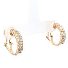 画像をギャラリービューアに読み込む, K18<br />ダイヤモンドフープイヤリング