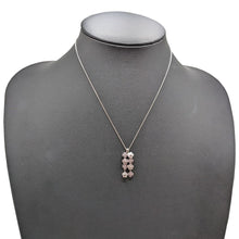 画像をギャラリービューアに読み込む, K18WG<br />シェル×ピンクサファイア フラワーネックレス