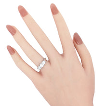 画像をギャラリービューアに読み込む, Pt900<br />ダイヤモンドジオメトリーリング