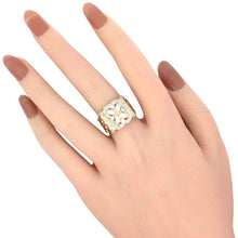 画像をギャラリービューアに読み込む, K18<br />ダイヤモンドフラワーリング