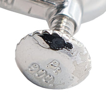 画像をギャラリービューアに読み込む, Pt900<br />ダイヤモンドリボンイヤリング