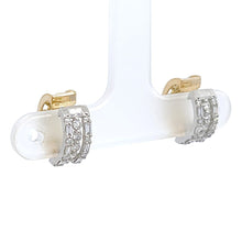 画像をギャラリービューアに読み込む, K18/Pt900<br />ダイヤモンドイヤリング