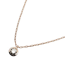 画像をギャラリービューアに読み込む, K18PG<br />ダイヤモンドネックレス