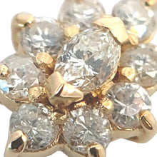 画像をギャラリービューアに読み込む, K18<br />ダイヤモンドフラワーネックレス