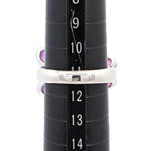 画像をギャラリービューアに読み込む, K18WG<br />アメジスト×ピンクトルマリン×ダイヤモンド フラワーリング