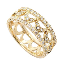 画像をギャラリービューアに読み込む, K18<br />ダイヤモンドレースリング