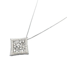 画像をギャラリービューアに読み込む, Pt900/Pt850<br />ダイヤモンドネックレス