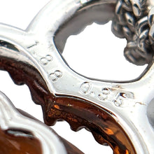 画像をギャラリービューアに読み込む, K18<br />シトリン×ダイヤモンド ハートネックレス