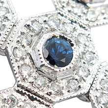 画像をギャラリービューアに読み込む, K18<br />サファイア×ダイヤモンド 2WAYペンダント