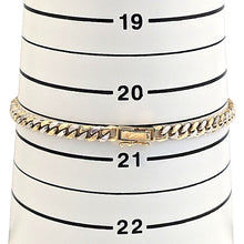 画像をギャラリービューアに読み込む, K18<br />ダイヤモンドプレートブレスレット