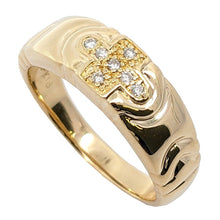 画像をギャラリービューアに読み込む, K18<br />ダイヤモンドクロスリング