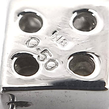 画像をギャラリービューアに読み込む, K18/Pt850<br />ダイヤモンドスクエアネックレス