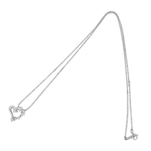 画像をギャラリービューアに読み込む, K18WG<br />ダイヤモンドハートネックレス