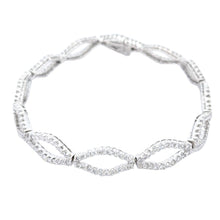 画像をギャラリービューアに読み込む, K18<br />ダイヤモンドチェーンモチーフブレスレット